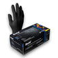 Aurelia Bold Premium Nitrile Powder Free Disposable Black Gloves Box of 100