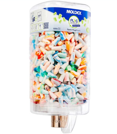 Moldex Spark Plugs Antimicrobial Plugstation 500 Pairs