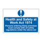 Spectrum Industrial Health & Safety at Work Act 1974 Sign 0019