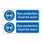 Spectrum Industrial Eye Protection Must Be Worn Sign 0007