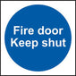 Spectrum Industrial Fire Door Keep Shut (Multipack of 10) Sign 0151V10