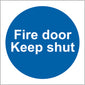 Spectrum Industrial Fire Door Keep Shut (Multipack of 10) Sign 0151V10