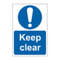 Spectrum Industrial Keep Clear Sign 0253