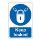 Spectrum Industrial Keep Locked Sign 5011