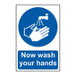 Spectrum Industrial Now Wash Your Hands Sign 16350