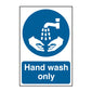 Spectrum Industrial Hand Wash Only Sign 0417
