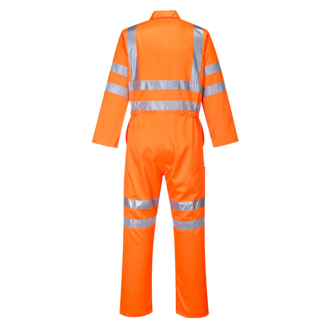 Portwest RT42 Hi-Vis Polycotton Coverall Ris Orange Regular