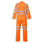 Portwest RT42 Hi-Vis Polycotton Coverall Ris Orange Regular