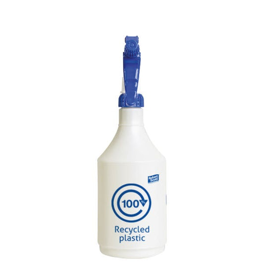 Empty 750ml trigger spray bottle in recycled plastic