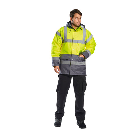 Portwest S466 Hi-Vis Contrast Winter Traffic Jacket