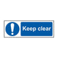 Spectrum Industrial Keep Clear Sign 0253