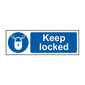 Spectrum Industrial Keep Locked Sign 5011