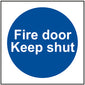 Spectrum Industrial Fire Door Keep Shut Sign 11325