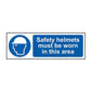 Spectrum Industrial Safety Helmets Must Be Worn in This Area Sign 0002
