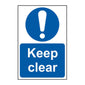 Spectrum Industrial Keep Clear Sign 0253