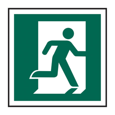 Spectrum Industrial Running Man Symbol (Right) Sign 12012