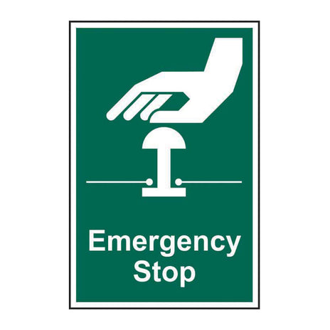 Spectrum Industrial Emergency Stop Sign 5215