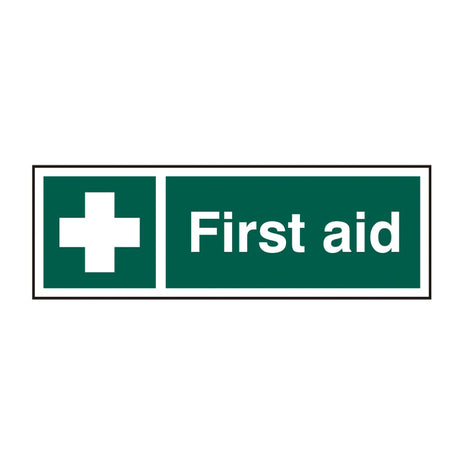 Spectrum Industrial First Aid Sign 1550