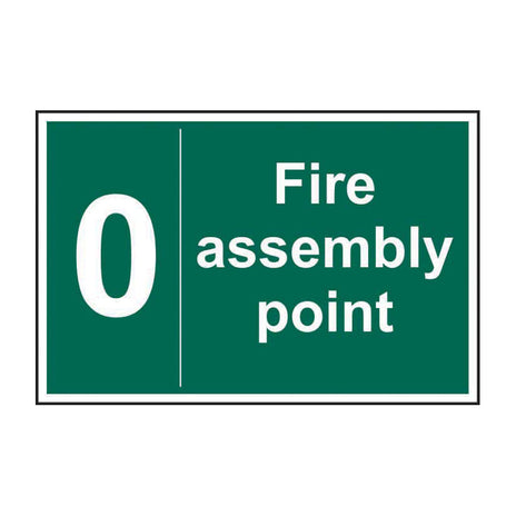 Spectrum Industrial Fire Assembly Point 0 Sign 12052