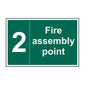 Spectrum Industrial Fire Assembly Point 2 Sign 12064