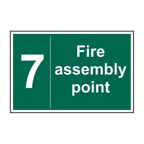 Spectrum Industrial Fire Assembly Point 7 Sign 12089
