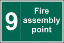 Spectrum Industrial Fire Assembly Point 9 Sign 12061