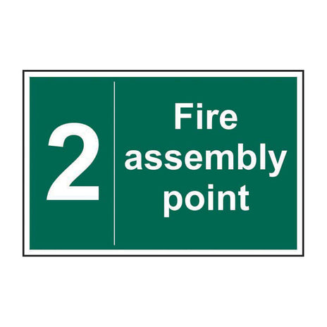 Spectrum Industrial Fire Assembly Point 2 Sign 12064