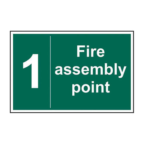 Spectrum Industrial Fire Assembly Point 1 Sign 12083