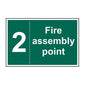 Spectrum Industrial Fire Assembly Point 2 Sign 12064