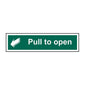 Spectrum Industrial Pull to Open Sign 12144