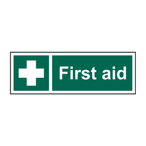Spectrum Industrial First Aid Sign 1550