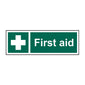 Spectrum Industrial First Aid Sign 1550