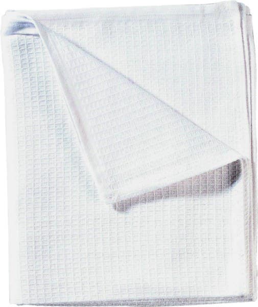 White honeycomb weave waiters cloth, 81 x 50cm