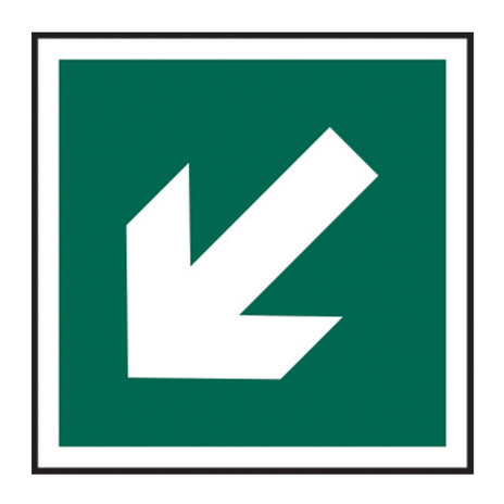 Spectrum Industrial Diagonal Arrow Symbol Sign 13346