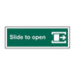 Spectrum Industrial Slide to Open (right) Sign 13355