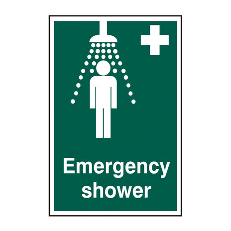 Spectrum Industrial Emergency Shower Sign 1555