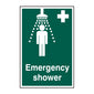 Spectrum Industrial Emergency Shower Sign 1555