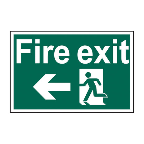 Spectrum Industrial Fire Exit Man Running Left Sign 1508