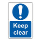 Spectrum Industrial Keep Clear Sign 0253