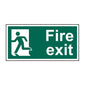 Spectrum Industrial Fire Exit (Man Left) Sign 14010