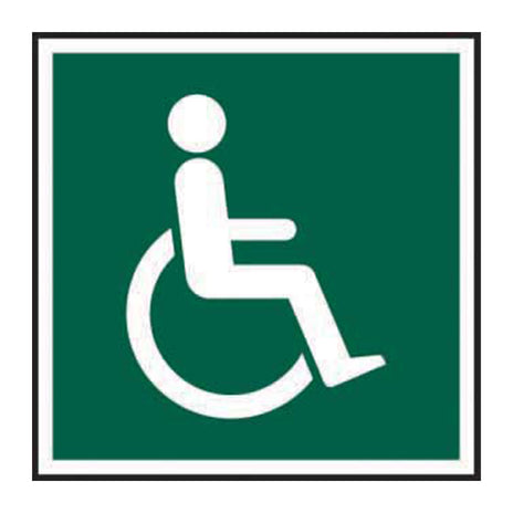 Spectrum Industrial Disabled Symbol Sign 14015