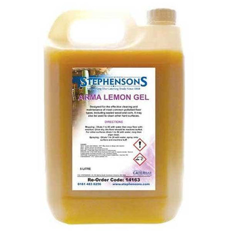 Arma Lemon Floor Gel Disinfectant 5 Litre (14163)
