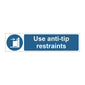 Spectrum Industrial Use Anti-tip Restraints Sign 14199
