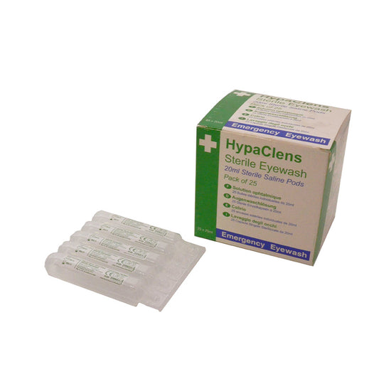 Spectrum Industrial Eyewash Pods 20ml (pack of 25) sign, Standard One Size (14344)