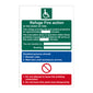 Spectrum Industrial Disabled Refuge Action Sign 14852