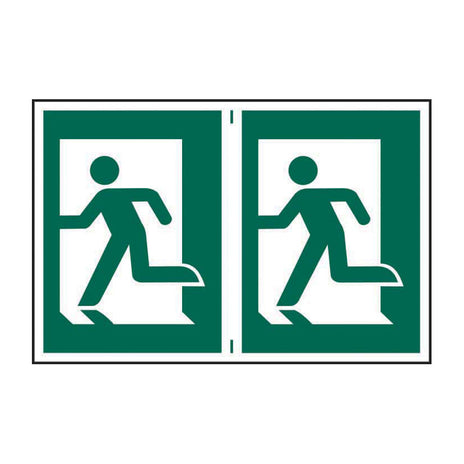 Spectrum Industrial Man Running Left Sign 1499