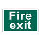 Spectrum Industrial Fire Exit (text Only) Sign 1502