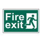 Spectrum Industrial Fire Exit Man Running Right Sign 1507