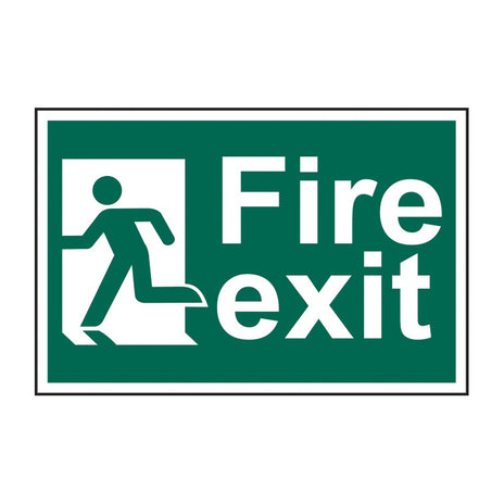 Spectrum Industrial Fire Exit Man Running Left Sign 1508
