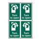 Spectrum Industrial Turn to Open Sign 1538